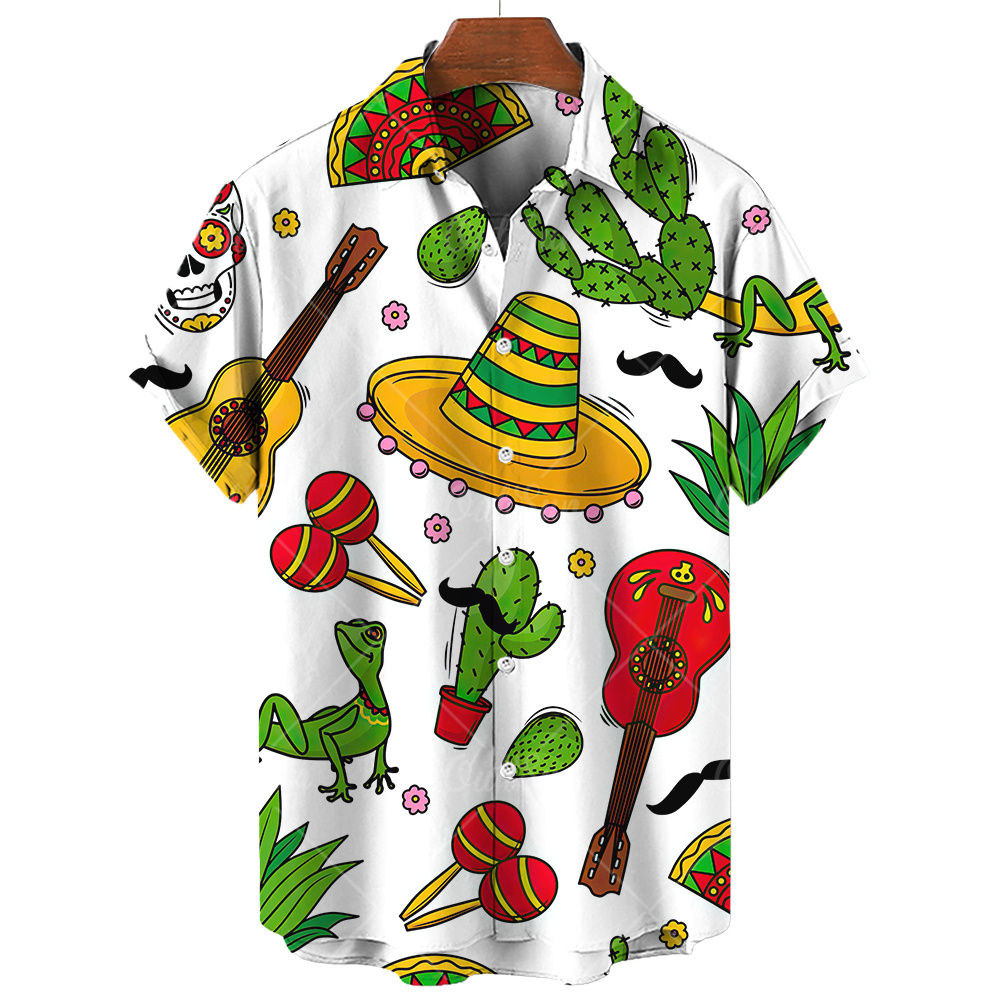 Musical Instrument Hawaiian - Camisas de instrumento musical para homens