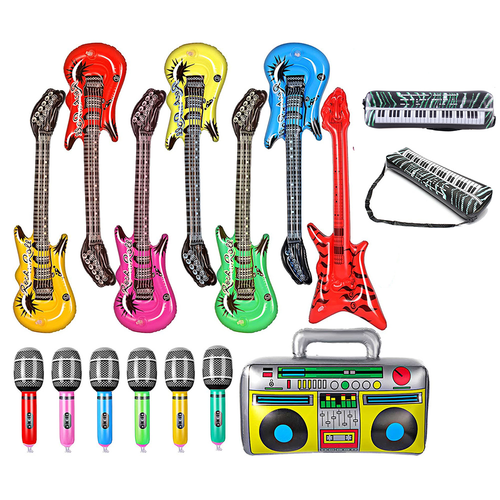 Musical Instrument You Blow Into - Conjunto de brinquedos de instrumentos infláveis