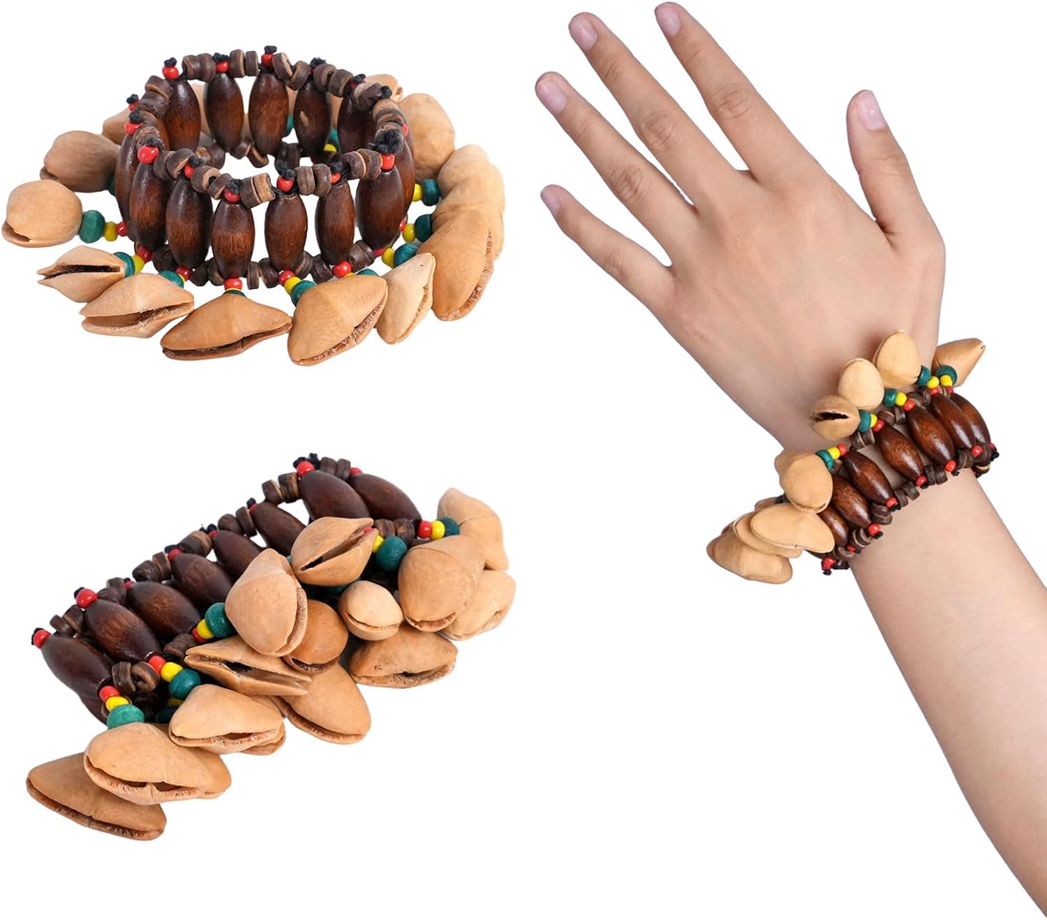 Musical Instrument Africa - Pulseira Dora Seed para Tornozelo e