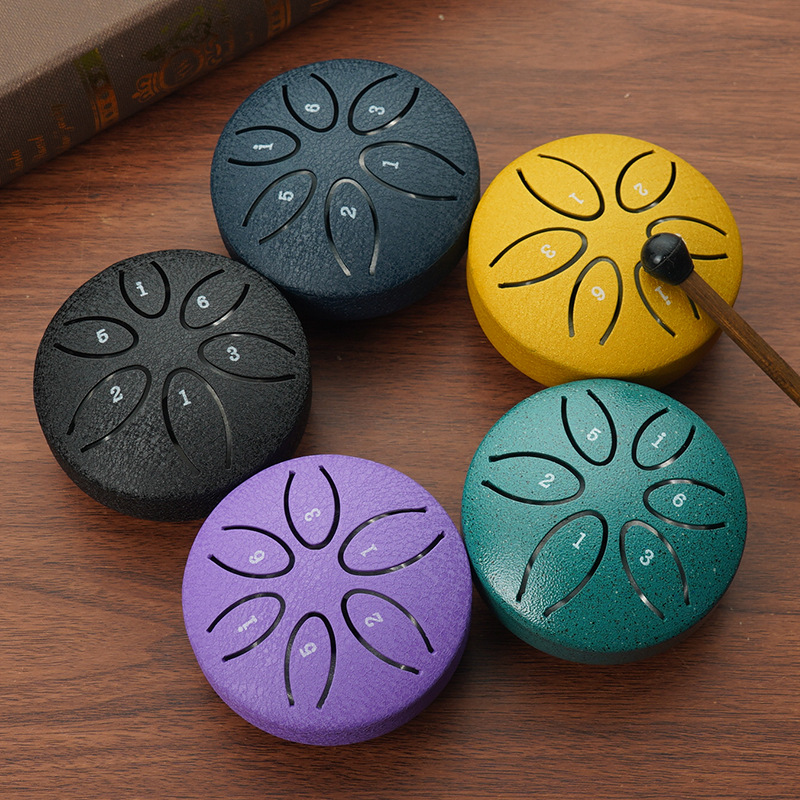 Tongue Drum Steel - Mini Tambor de Língua de Aço