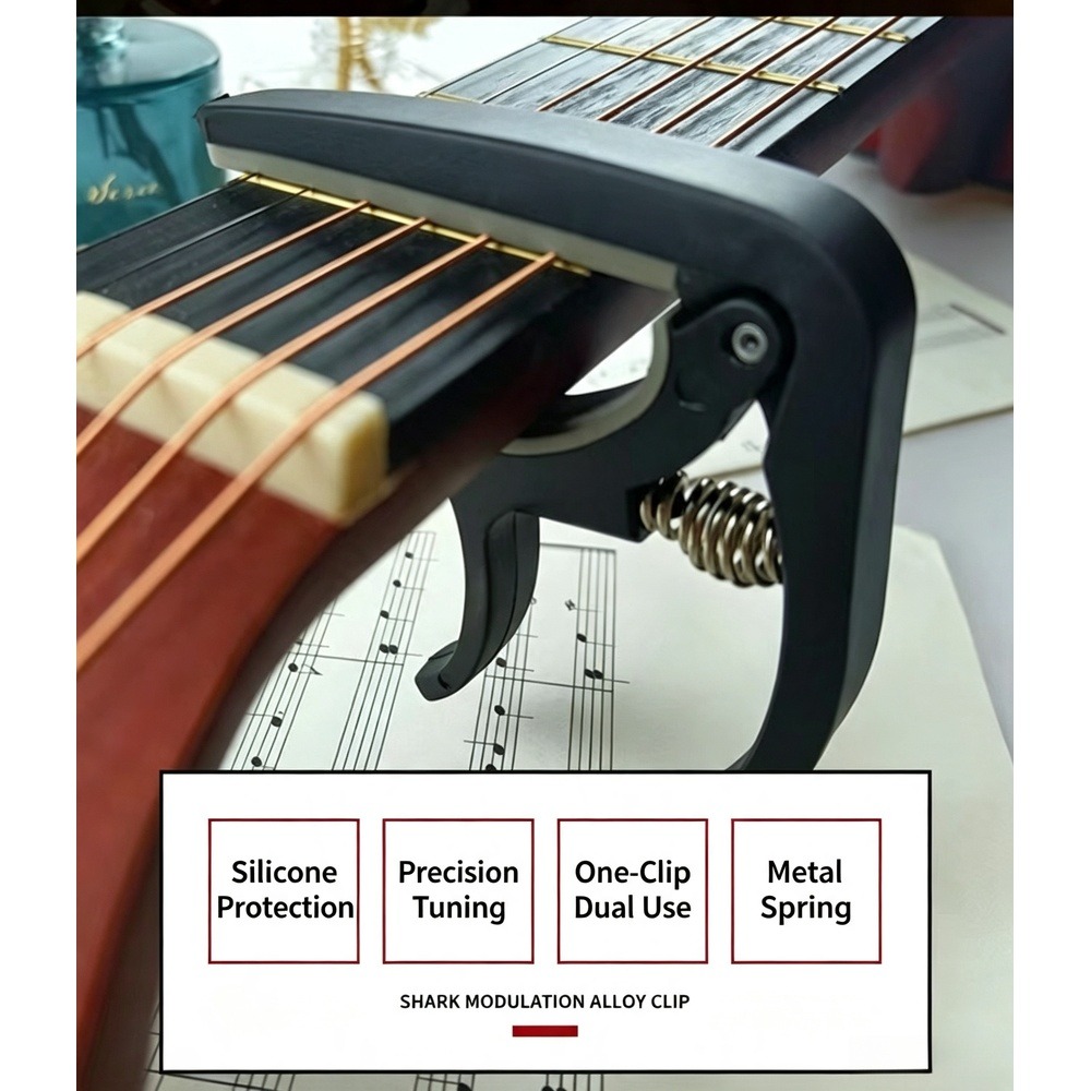 Musical Instrument Organ - Capo de Guitarra 2 em 1