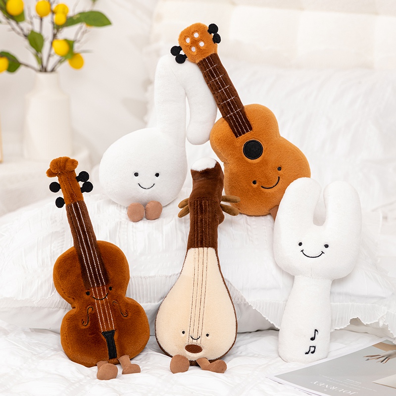 Musical Instrument Veena - Brinquedo de pelúcia musical bonito violino