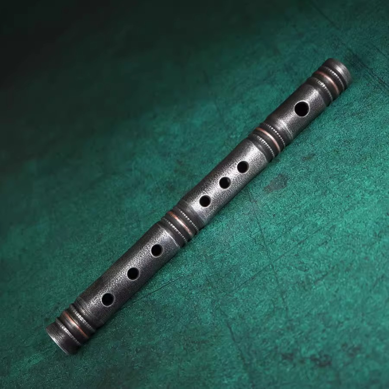Musical Instrument You Blow Into - Flauta tradicional de cobre artesanal, flauta