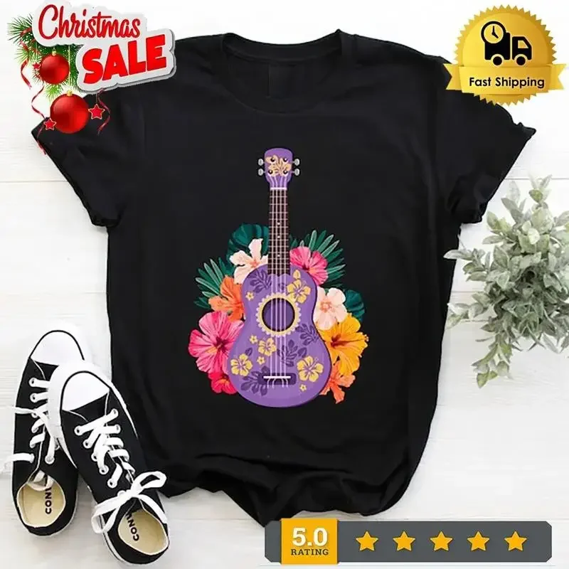 Musical Instrument Hawaiian - Camiseta Vintage para Fãs de Ukulele,