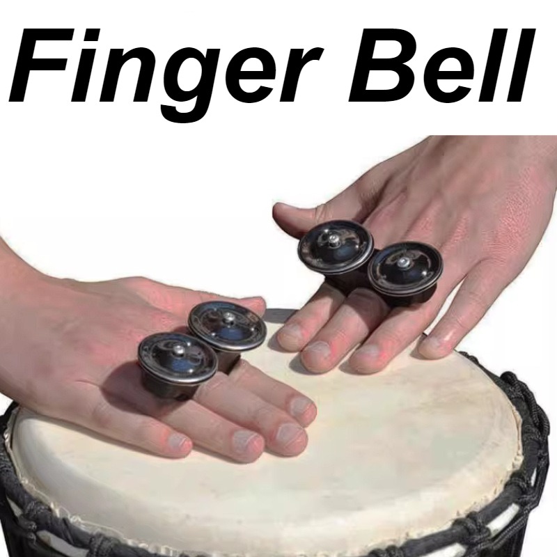 Musical Instrument Congo - Metal dedo sino dedo jingle pandeiro