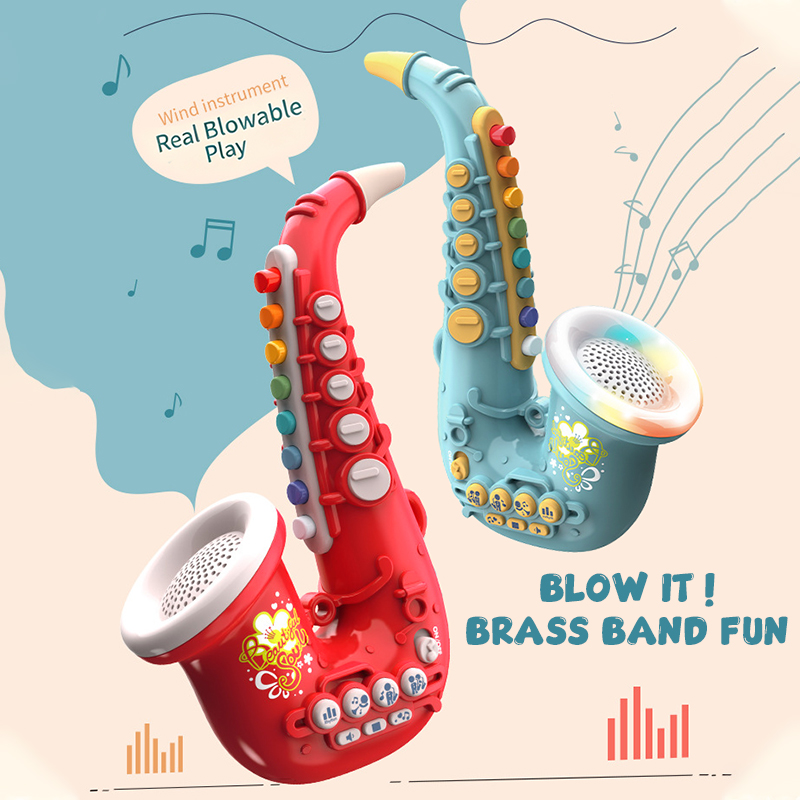 Saxofone de brinquedo para cri - Musical Instrument You Blow Into avaliação e preço