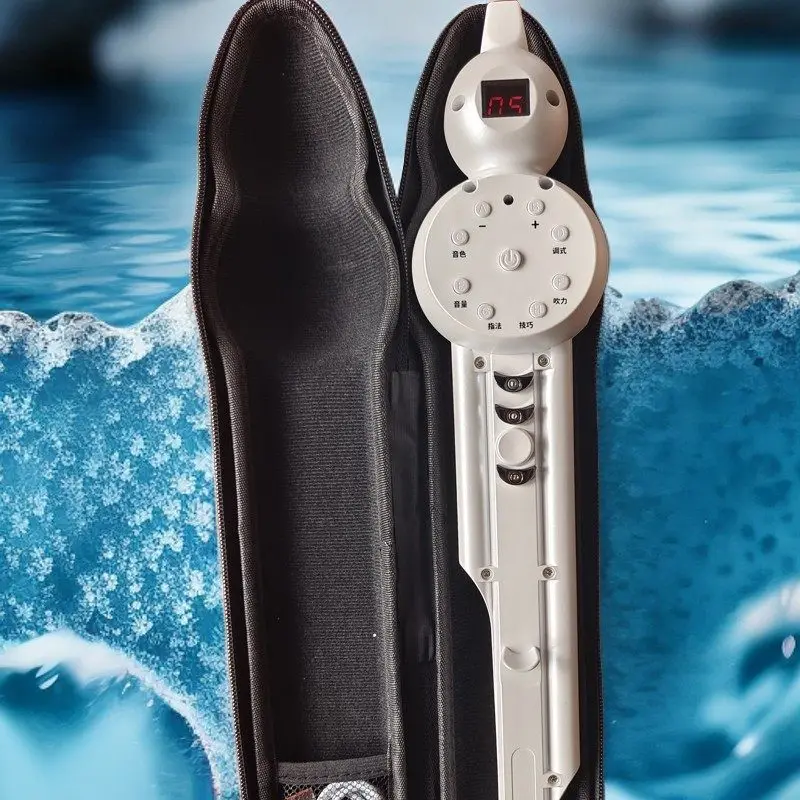 Sino elétrico de cabaça, sopra - Musical Instrument You Blow Into avaliação e preço