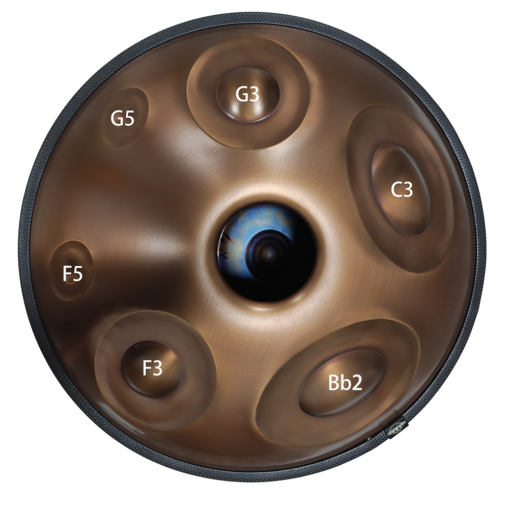 Tambor Handpan de 18 Notas, em - Tongue Drum Steel avaliação e preço