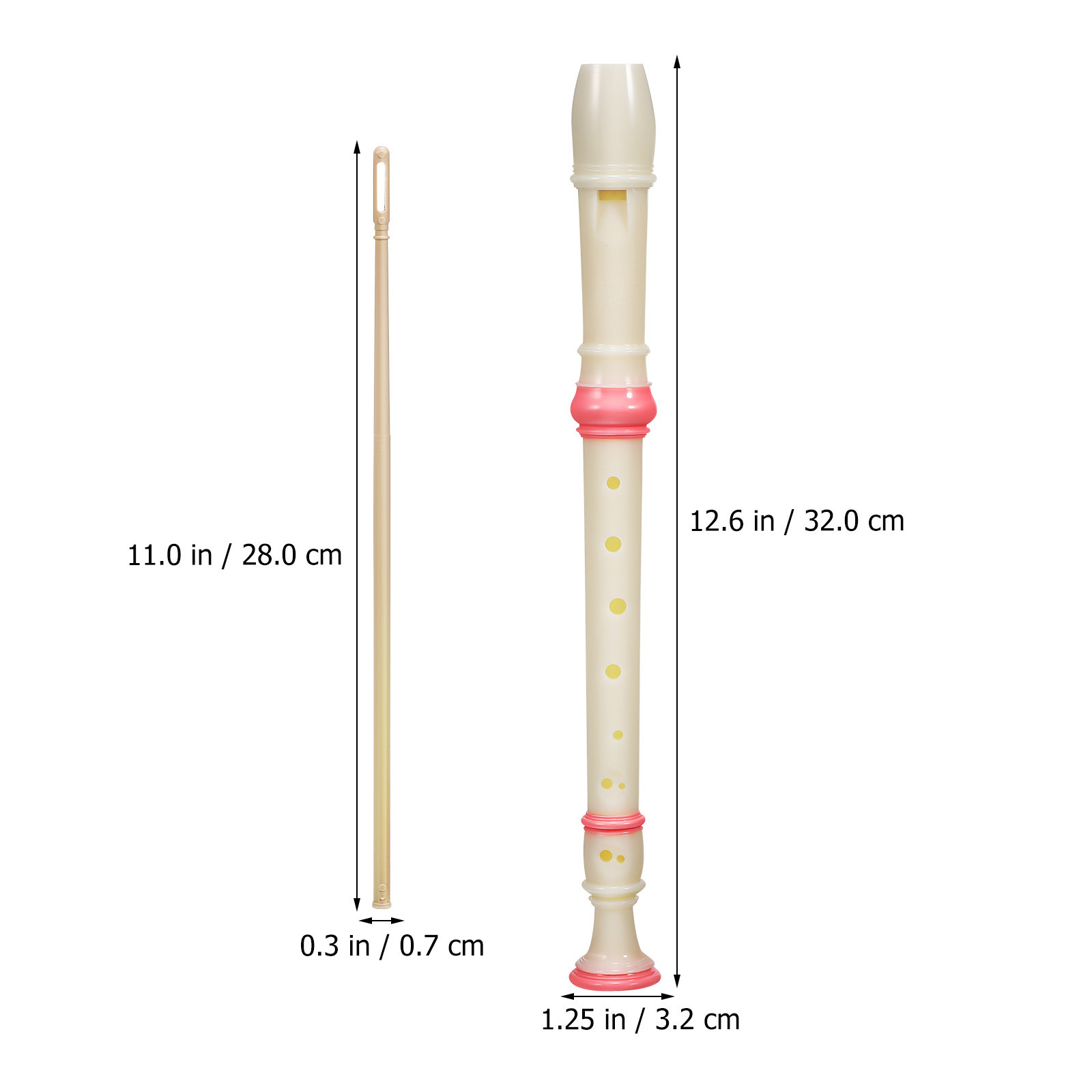 2 flautas de sopro soprano par - Soprano Recorder Plastic avaliação e preço