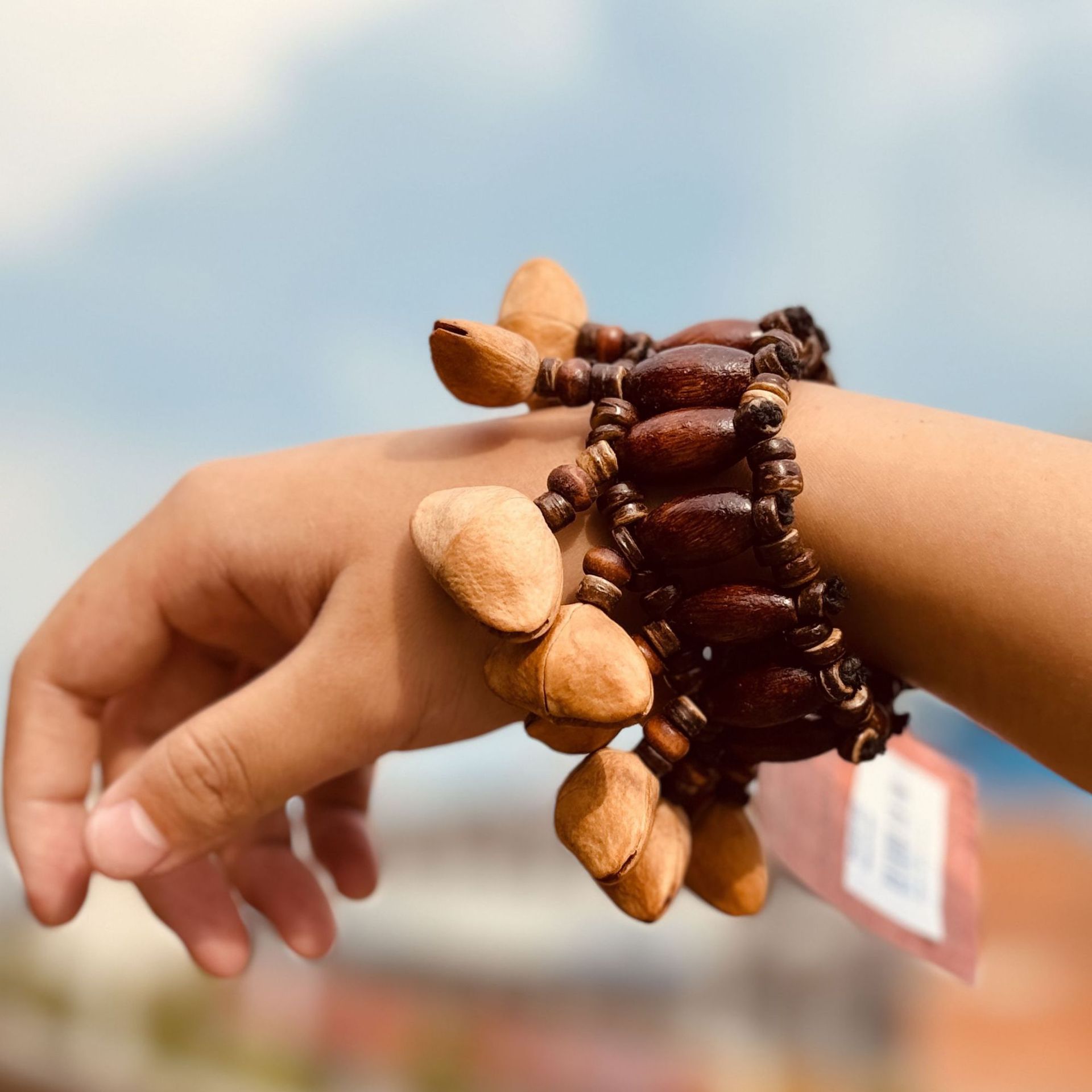 Pulseira de concha de frutas n - Musical Instrument Africa avaliação e preço