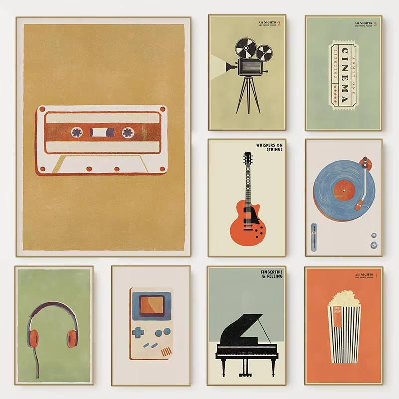 Pôster de Instrumentos Musicai - Musical Instrument Image avaliação e preço