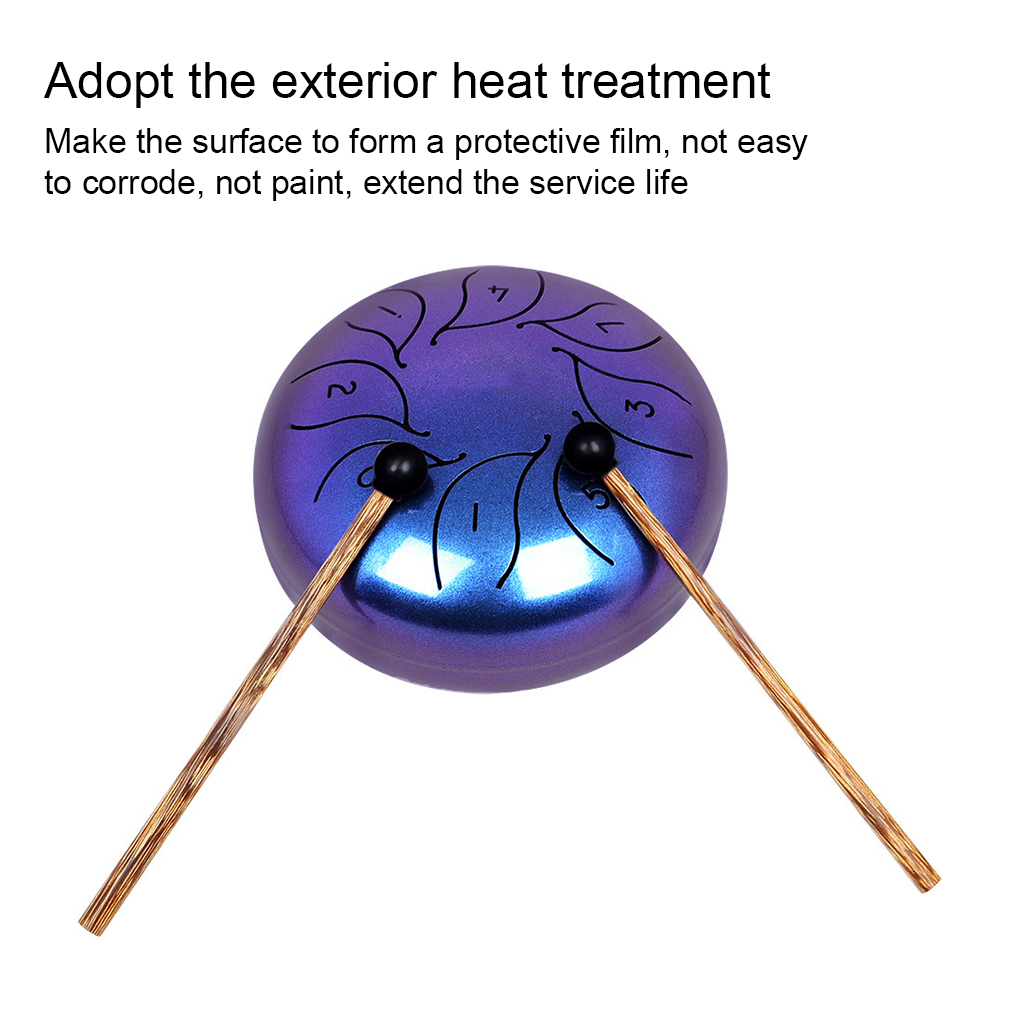 Tambor de Língua de Aço com Ba - Tongue Drum Steel avaliação e preço