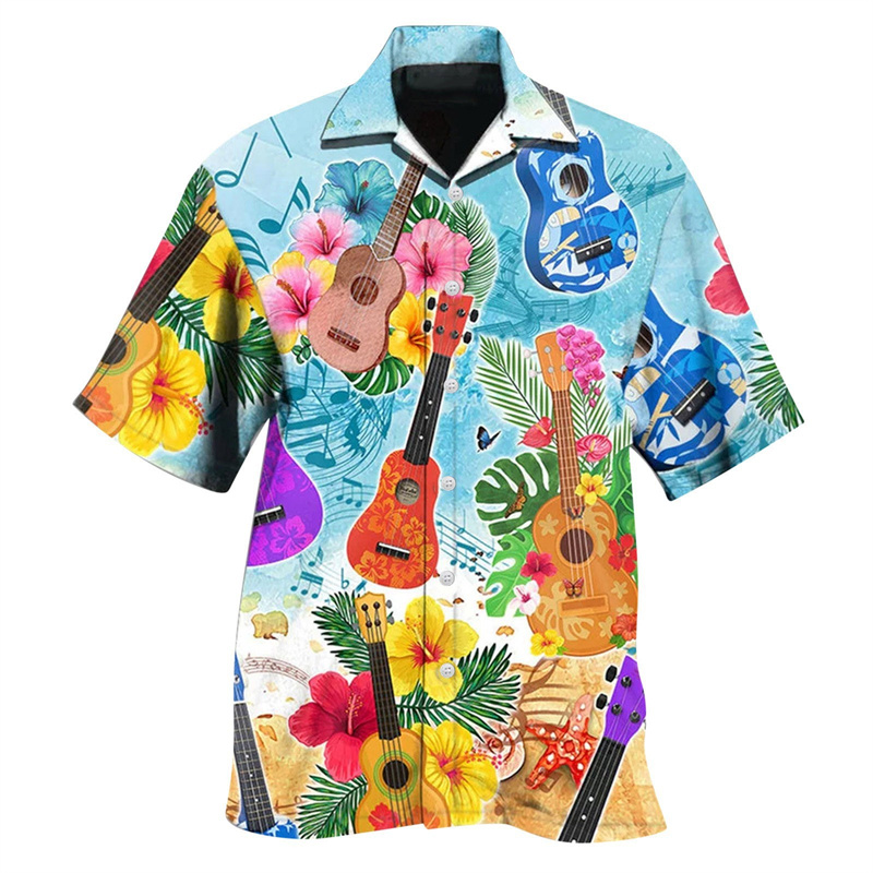 Camisa para instrumentos music - Musical Instrument Hawaiian avaliação e preço