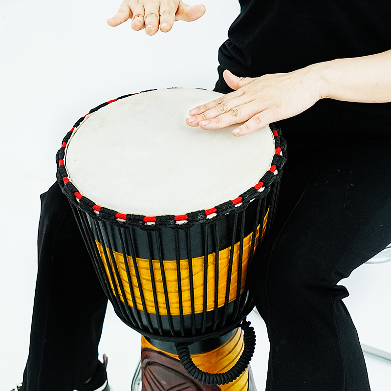 Tambor africano grande de made - Musical Instrument Africa avaliação e preço