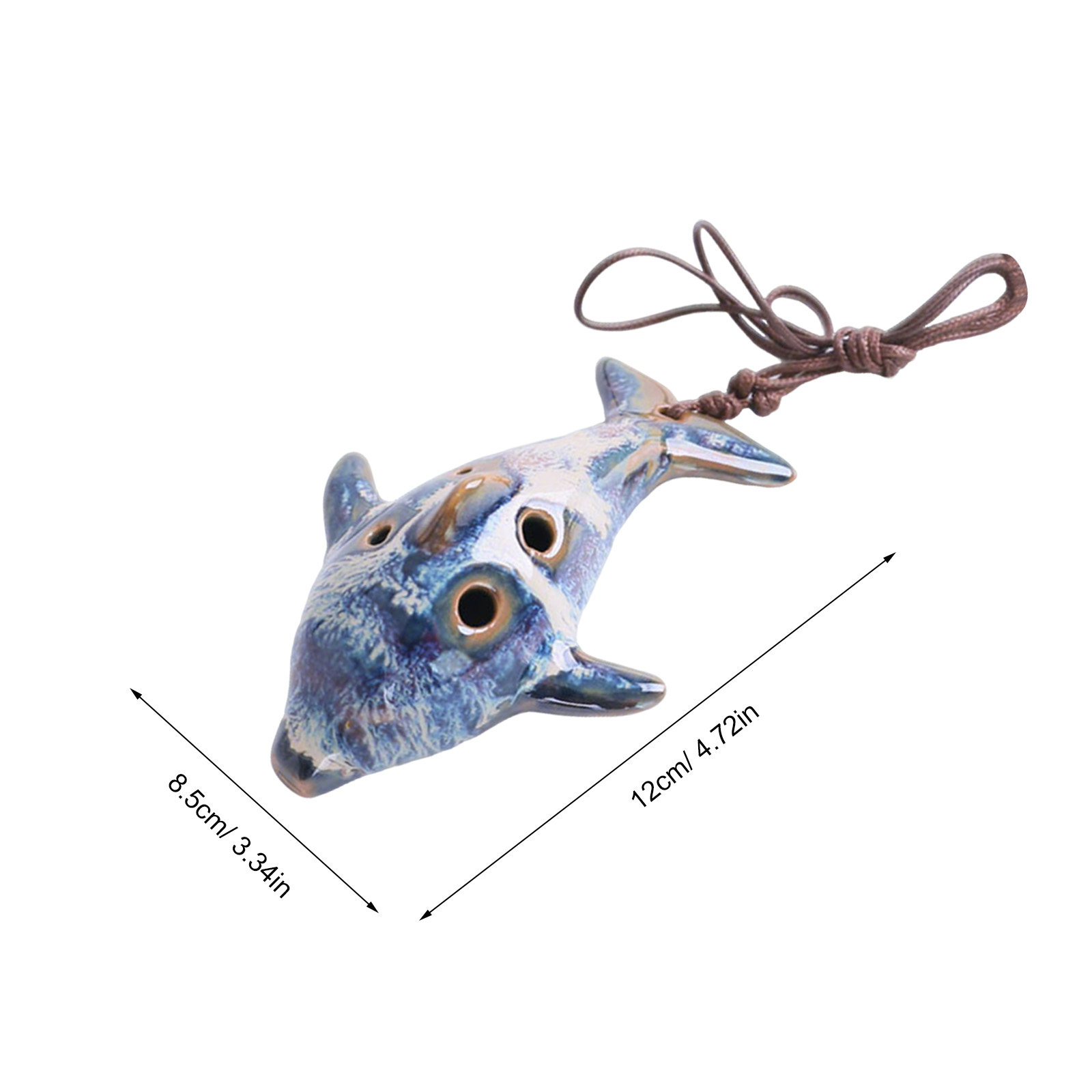 1 unidade de ocarina de cerâmi - Musical Instrument You Blow Into avaliação e preço