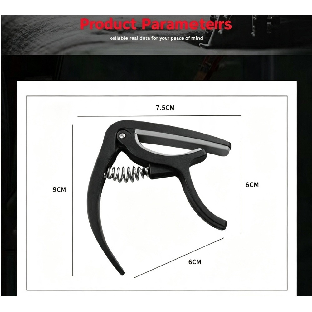 Capo de Guitarra 2 em 1 com Ex - Musical Instrument Organ avaliação e preço