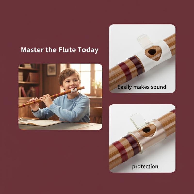 Flauta de bambu, acessório par - Musical Instrument You Blow Into avaliação e preço