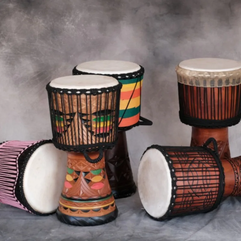 12 Polegada djembe mogno tambo - Musical Instrument Africa avaliação e preço