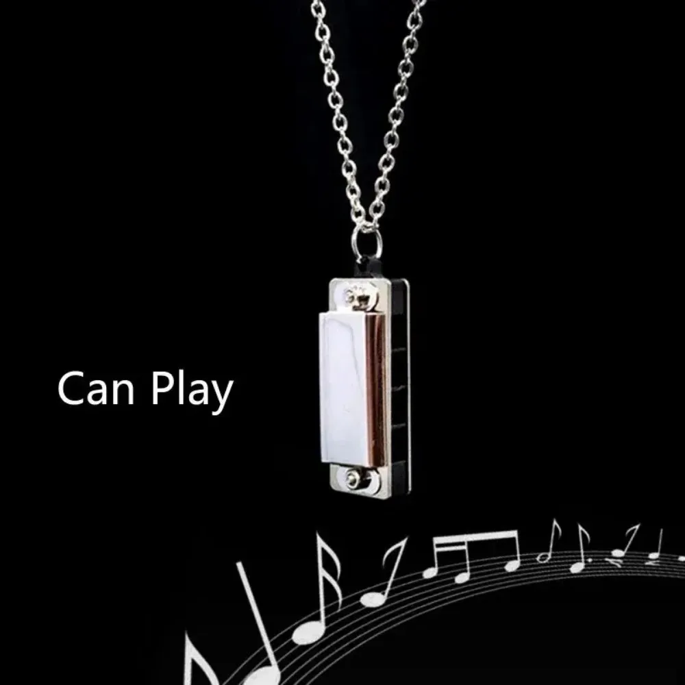 Mini gaita colar masculino e f - Musical Instrument You Blow Into avaliação e preço