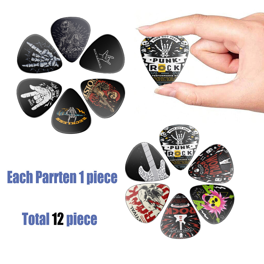 12 peças palhetas de guitarra  - Musical Instrument Organ avaliação e preço