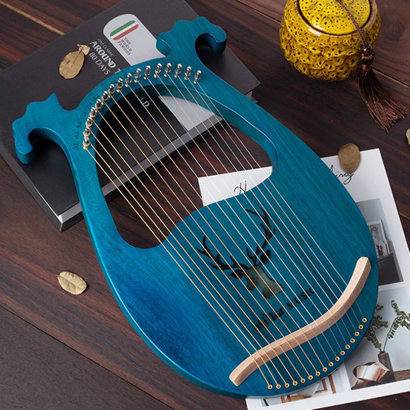 Lira de 16 cordas Antlers, har - Musical Instrument Harp avaliação e preço