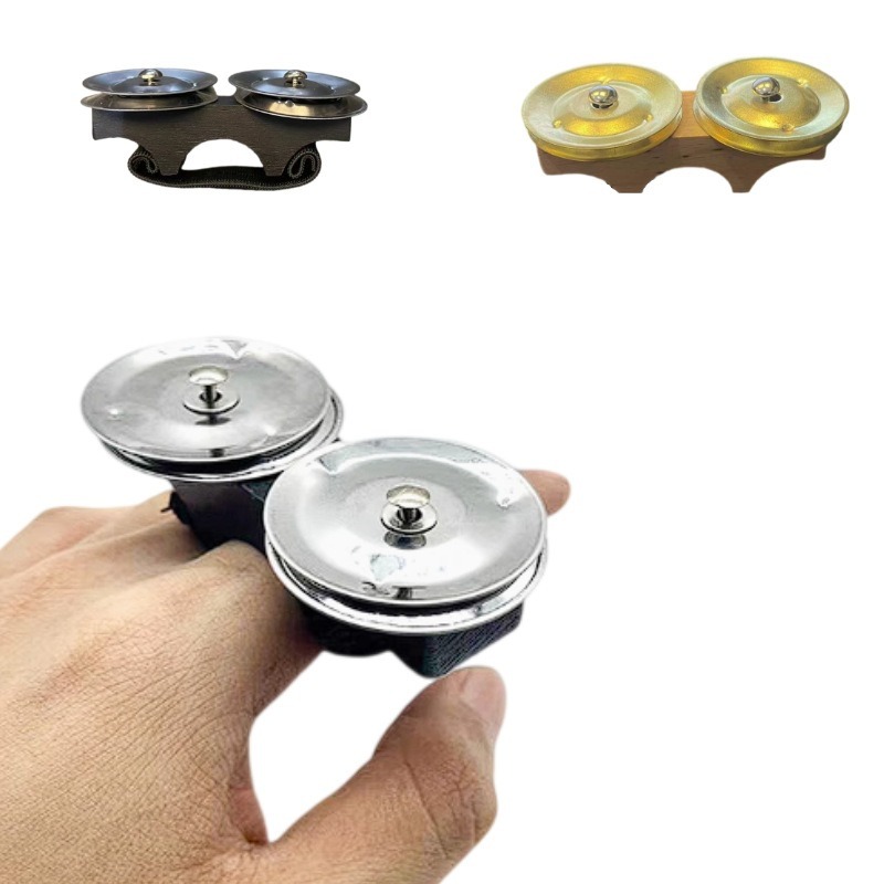Metal dedo sino dedo jingle pa - Musical Instrument Congo avaliação e preço