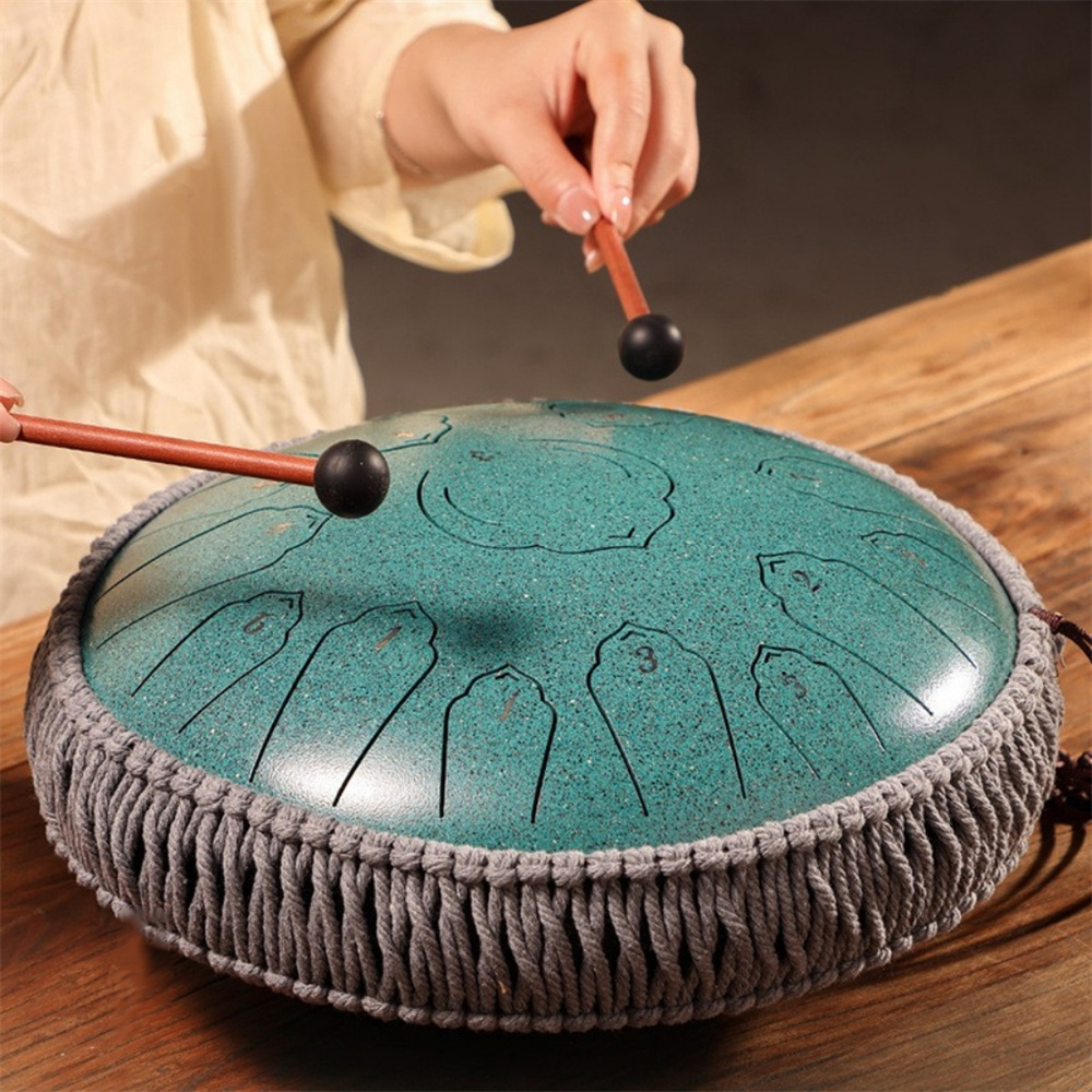 Tambor de Língua de Aço de 13  - Tongue Drum Steel avaliação e preço
