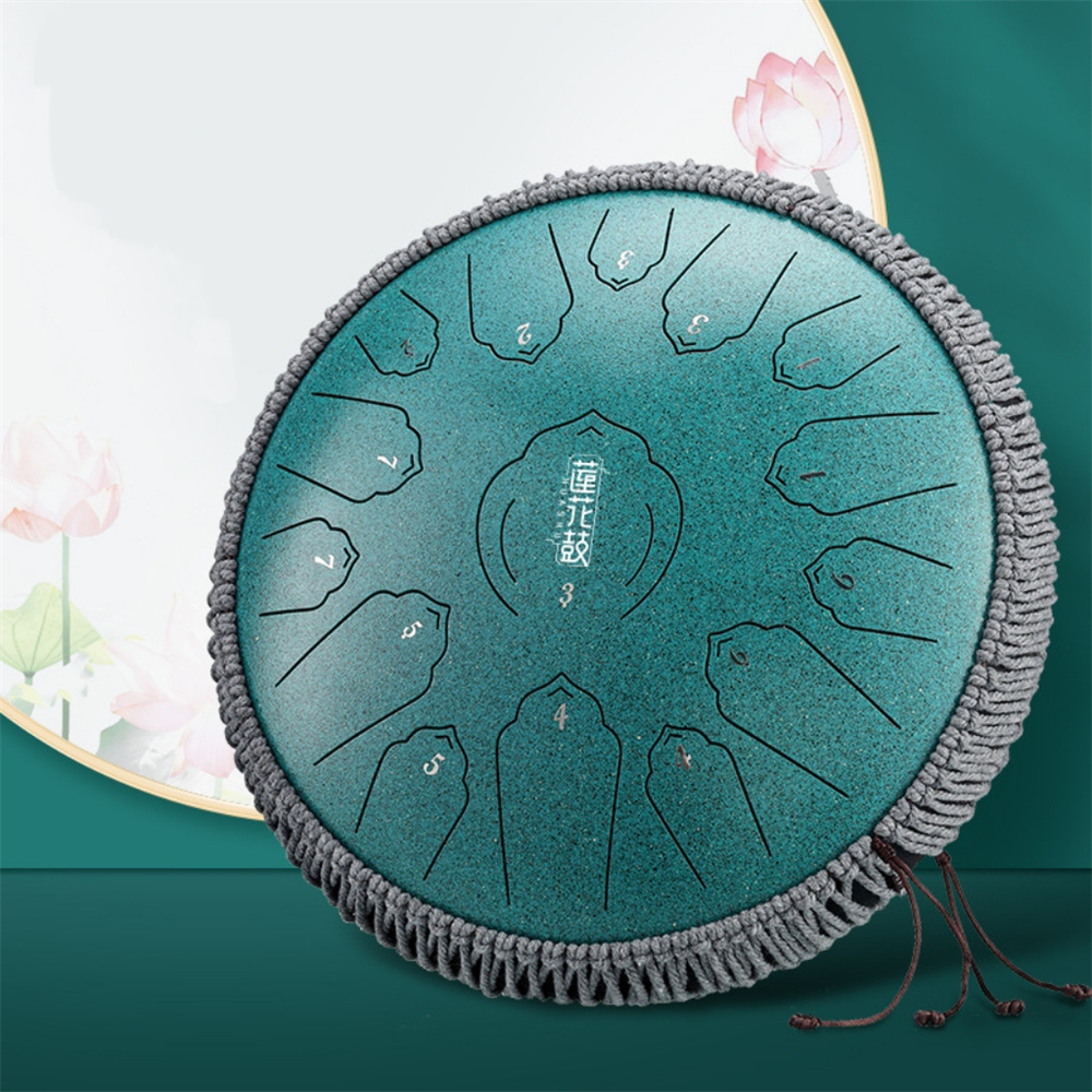 Tambor de Língua de Aço de 13  - Tongue Drum Steel avaliação e preço