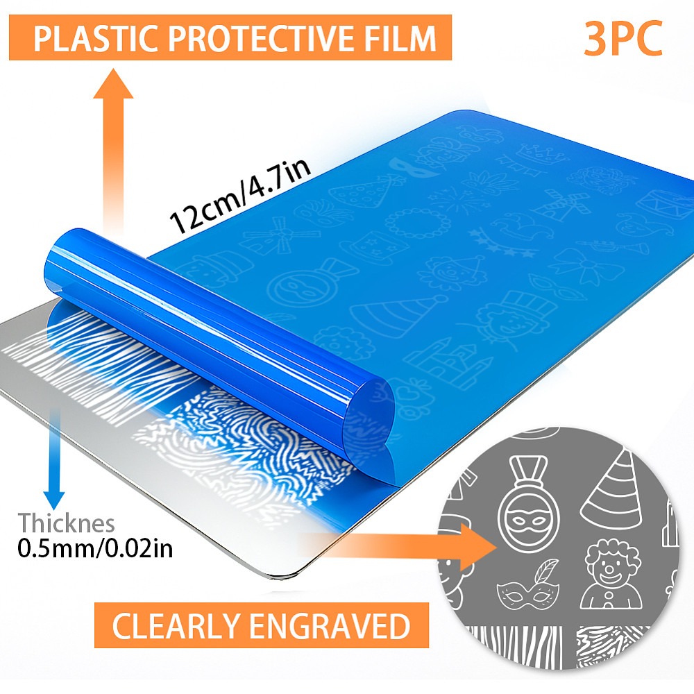 3 peças de placas para estampa - Musical Instrument Image avaliação e preço